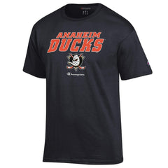 Anaheim Ducks Champion Jersey T-Shirt - Black | NHL on sale