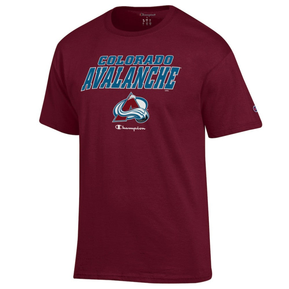 Colorado Avalanche Champion Jersey T-Shirt - Burgundy | NHL Lifestyle