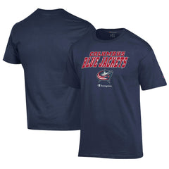 Columbus Blue Jackets Champion Jersey T-Shirt - Navy | NHL Lifestyle
