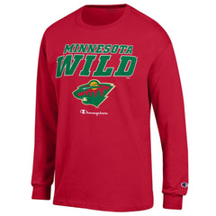 Minnesota Wild Champion Long-Sleeve Jersey T-Shirt - Red | NHL near me