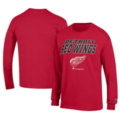 Detroit Red Wings Champion Long-Sleeve Jersey T-Shirt - Red | NHL sale