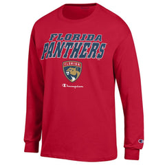 Florida Panthers Champion Long-Sleeve Jersey T-Shirt - Red | NHL discount