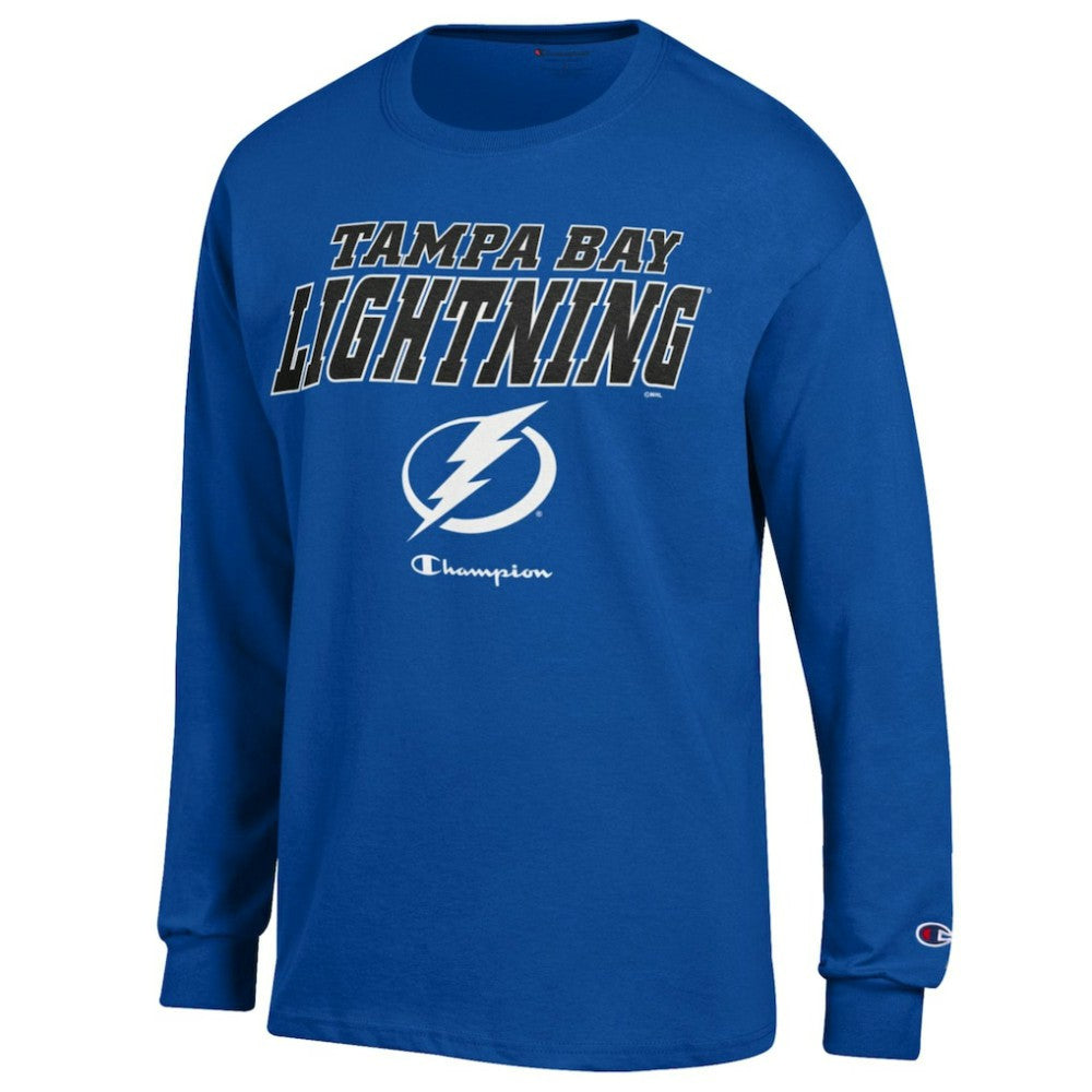 Tampa Bay Lightning Champion Long-Sleeve Jersey T-Shirt - Royal | NHL online