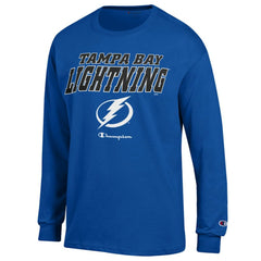 Tampa Bay Lightning Champion Long-Sleeve Jersey T-Shirt - Royal | NHL online