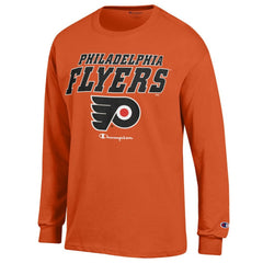 Philadelphia Flyers Champion Long-Sleeve Jersey T-Shirt - Orange | NHL sale