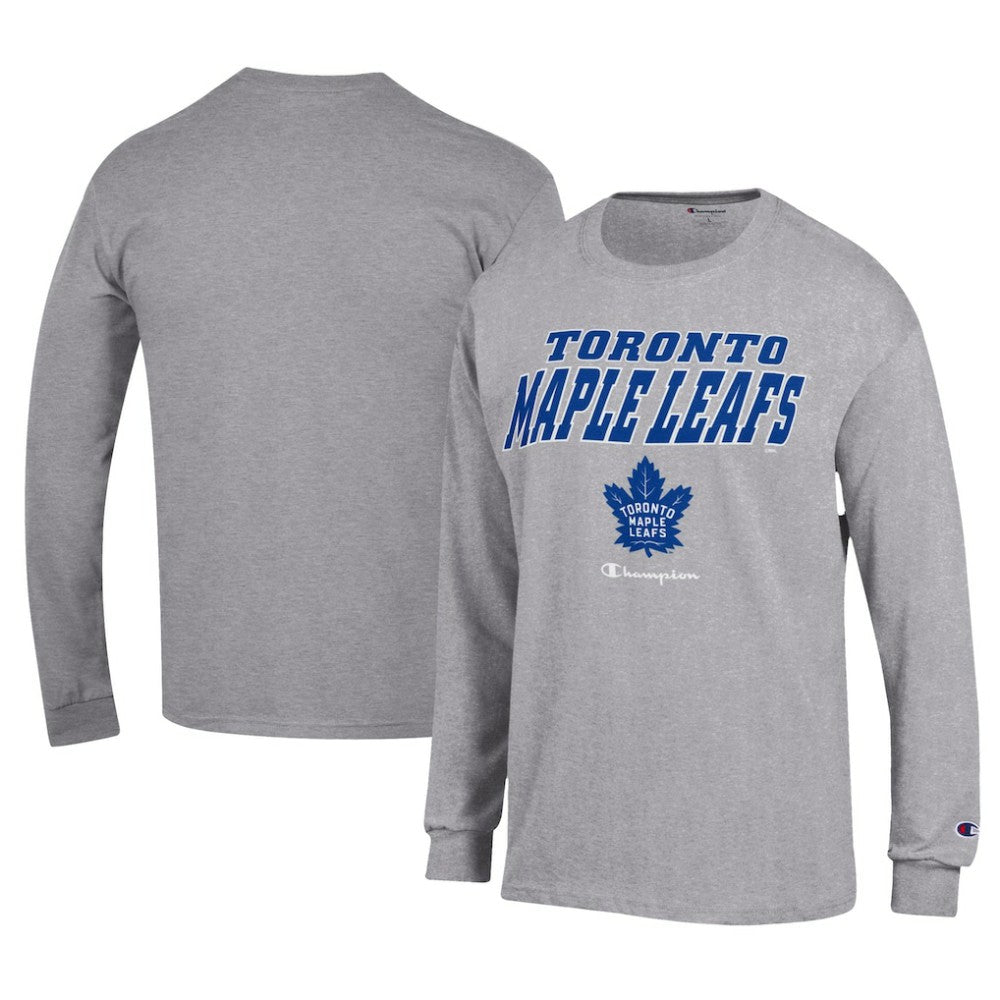 Toronto Maple Leafs Champion Long-Sleeve Jersey T-Shirt - Gray | NHL sale