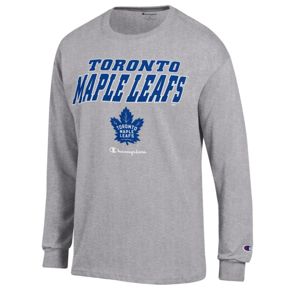 Toronto Maple Leafs Champion Long-Sleeve Jersey T-Shirt - Gray | NHL sale