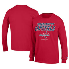 Washington Capitals Champion Long-Sleeve Jersey T-Shirt - Red | NHL sale