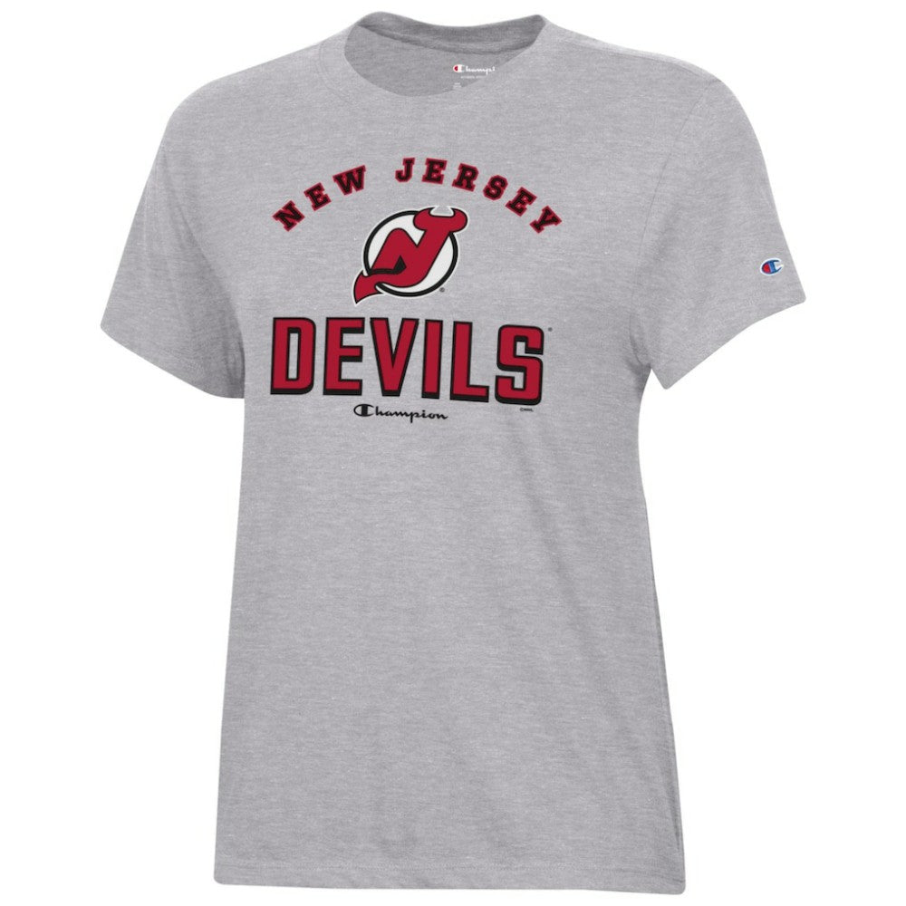 New Jersey Devils Champion Women's Core T-Shirt - Heather Gray | NHL online