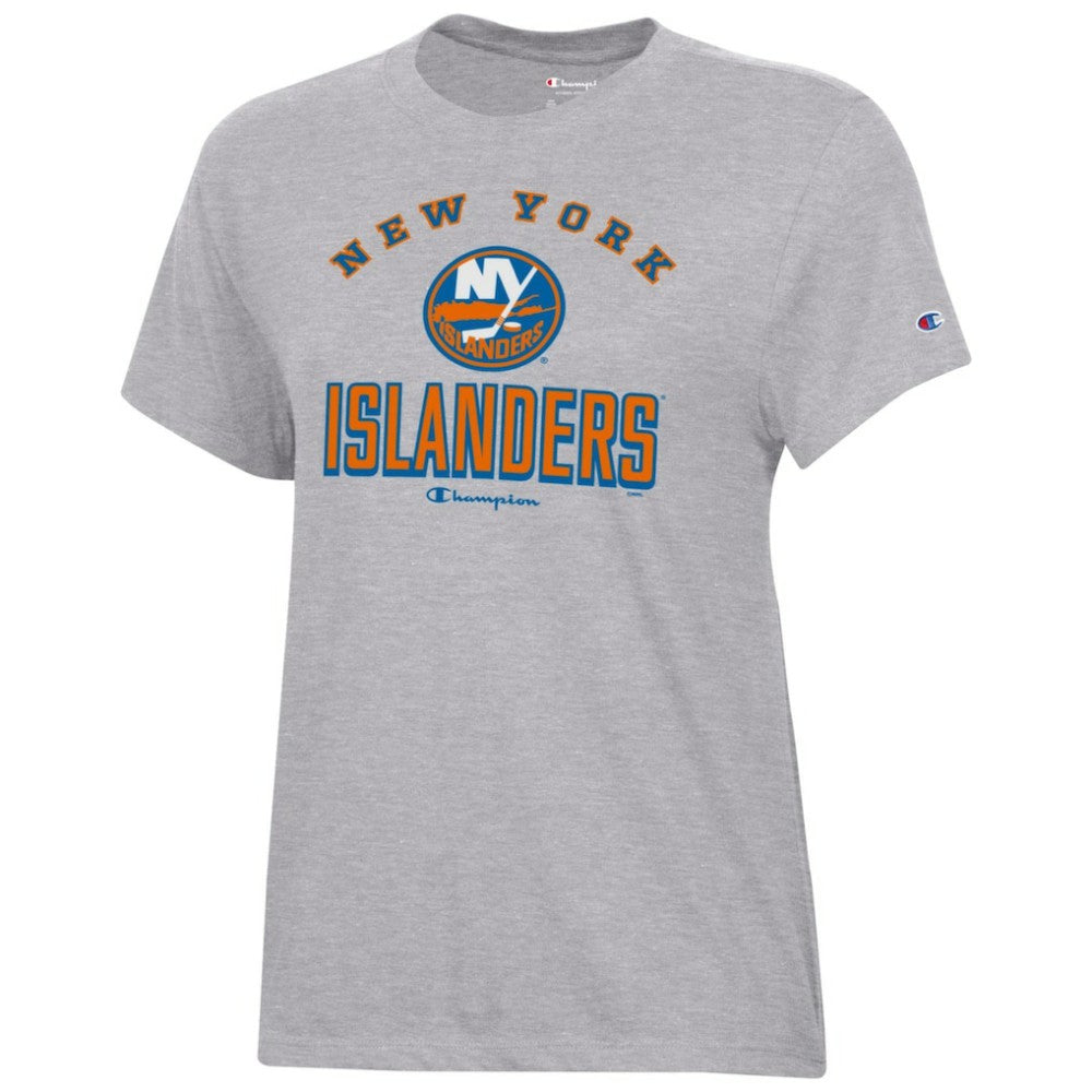 New York Islanders Champion Women's Core T-Shirt - Heather Gray | NHL online