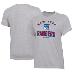 New York Rangers Champion Women's Core T-Shirt - Heather Gray | NHL Lifestyle