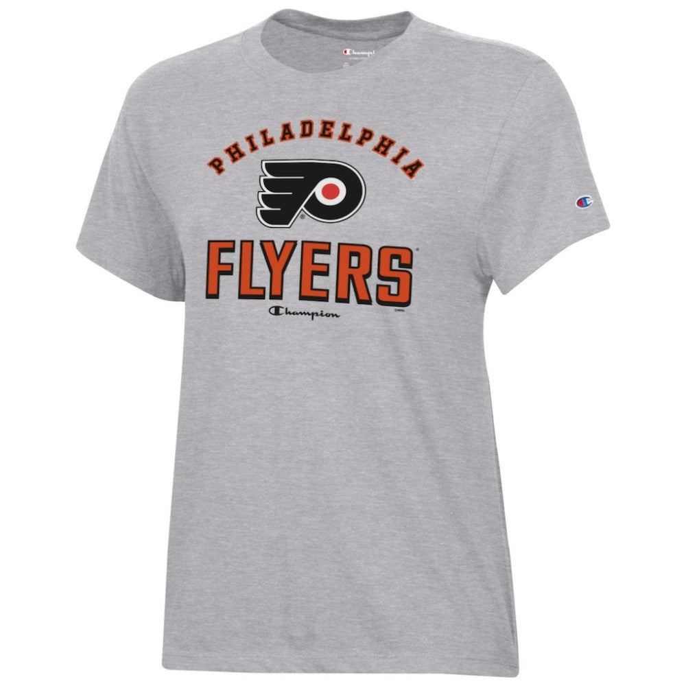 Philadelphia Flyers Champion Women's Core T-Shirt - Heather Gray | NHL on sale