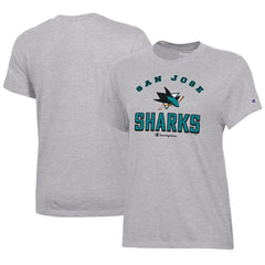 San Jose Sharks Champion Women's Core T-Shirt - Heather Gray | NHL sale