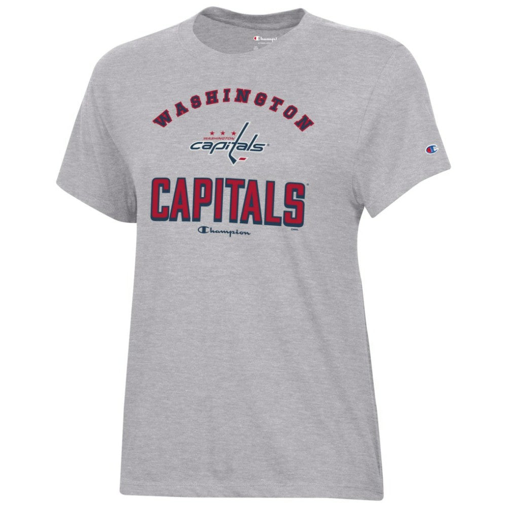 Washington Capitals Champion Women's Core T-Shirt - Heather Gray | NHL Clearance
