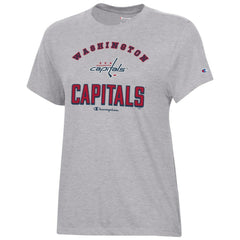 Washington Capitals Champion Women's Core T-Shirt - Heather Gray | NHL Clearance
