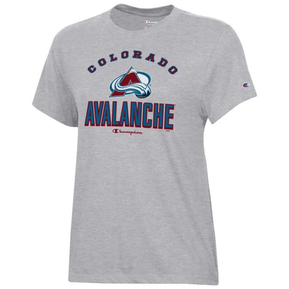 Colorado Avalanche Champion Women's Core T-Shirt - Heather Gray | NHL Clearance