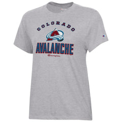 Colorado Avalanche Champion Women's Core T-Shirt - Heather Gray | NHL Clearance
