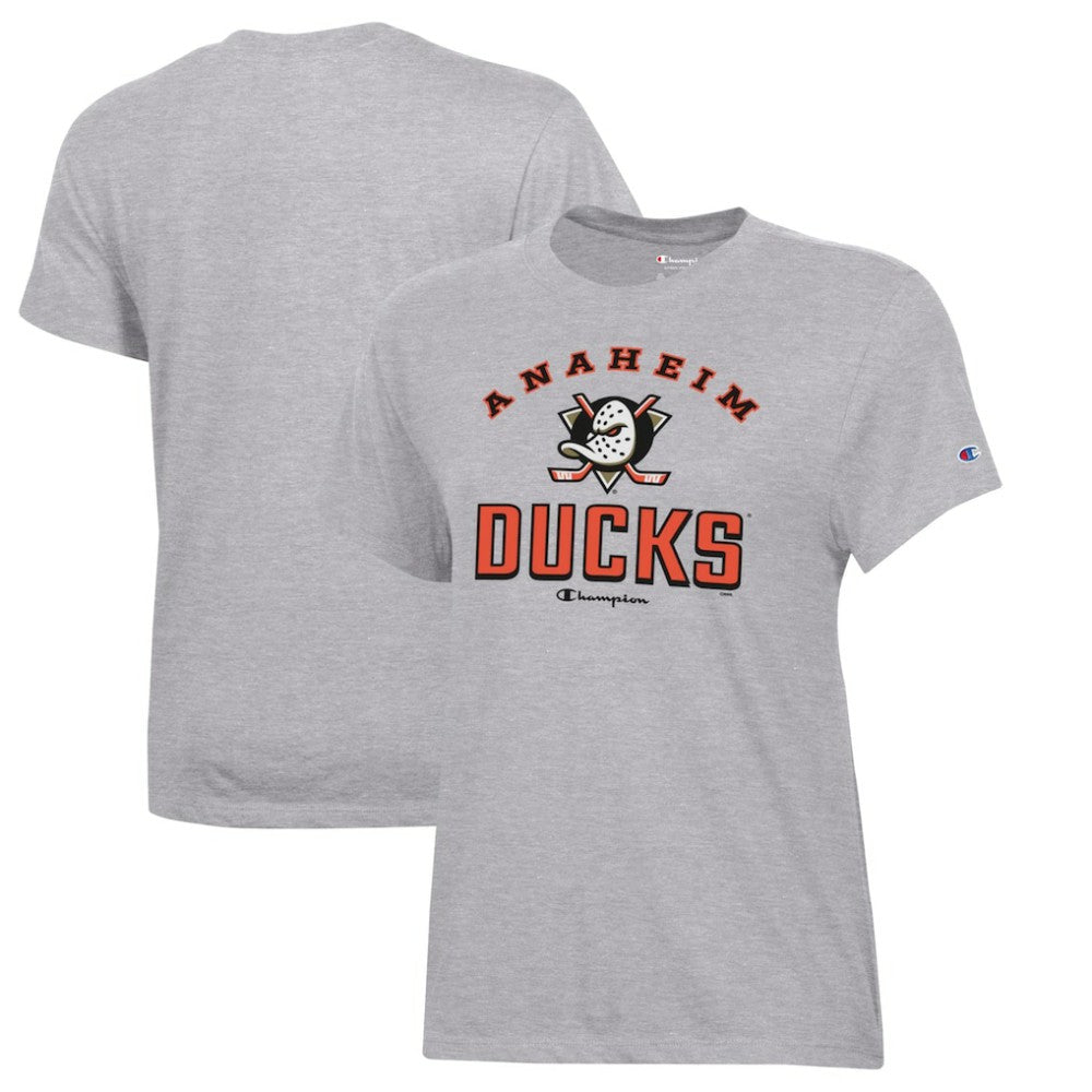 Anaheim Ducks Champion Women's Core T-Shirt - Heather Gray | NHL on sale