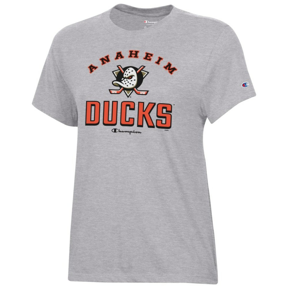 Anaheim Ducks Champion Women's Core T-Shirt - Heather Gray | NHL on sale