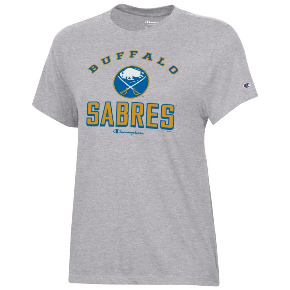 Buffalo Sabres Champion Women's Core T-Shirt - Heather Gray | NHL on sale