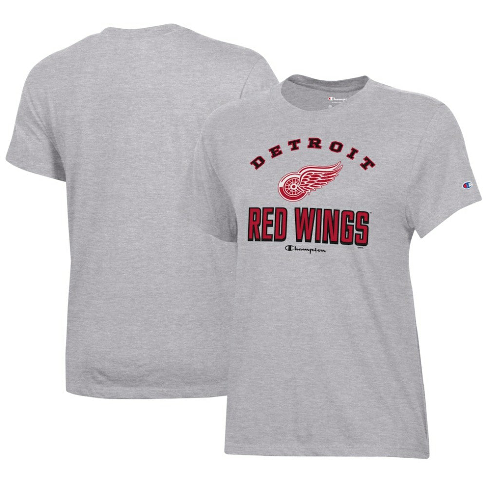 Detroit Red Wings Champion Women's Core T-Shirt - Heather Gray | NHL Clearance