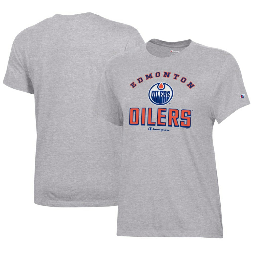 Edmonton Oilers Champion Women's Core T-Shirt - Heather Gray | NHL sale
