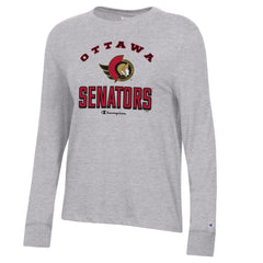 Ottawa Senators Champion Women's Core Long Sleeve T-Shirt - Heather Gray | NHL discount