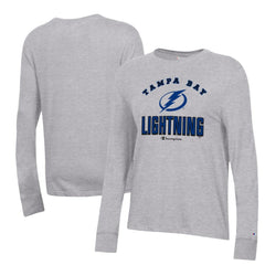 Tampa Bay Lightning Champion Women's Core Long Sleeve T-Shirt - Heather Gray | NHL near me