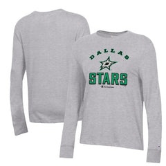 Dallas Stars Champion Women's Core Long Sleeve T-Shirt - Heather Gray | NHL sale