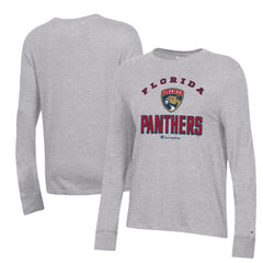 Florida Panthers Champion Women's Core Long Sleeve T-Shirt - Heather Gray | NHL sale