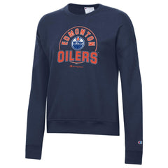 Edmonton Oilers Champion Women's Powerblend Pullover Sweatshirt - Navy | NHL discount