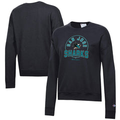 San Jose Sharks Champion Women's Powerblend Pullover Sweatshirt - Black | NHL sale