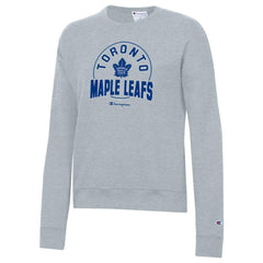 Toronto Maple Leafs Champion Women's Powerblend Pullover Sweatshirt - Gray | NHL discount