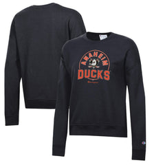 Anaheim Ducks Champion Women's Powerblend Pullover Sweatshirt - Black | NHL sale