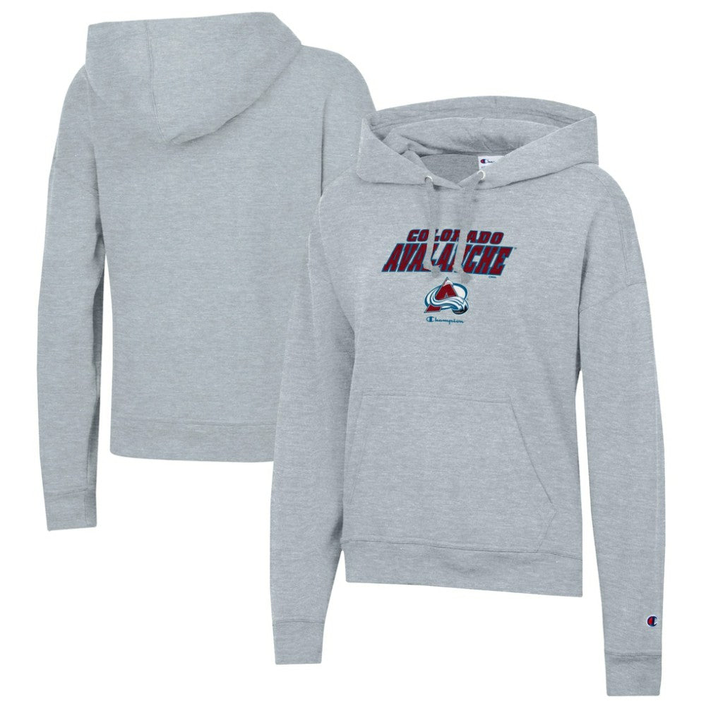 Colorado Avalanche Champion Women's Powerblend Fleece Pullover Hoodie - Gray | NHL discount