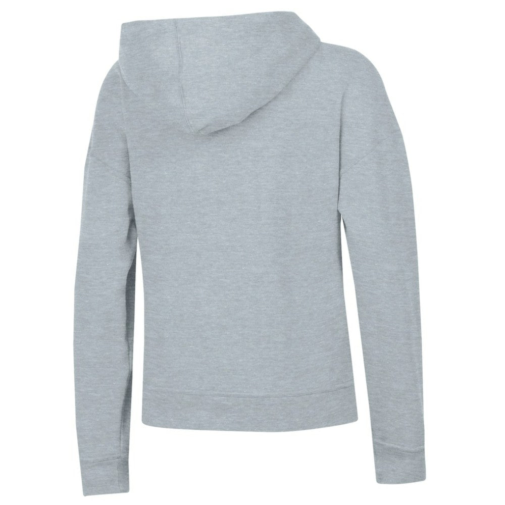 Montreal Canadiens Champion Women's Powerblend Fleece Pullover Hoodie - Gray | NHL Lifestyle