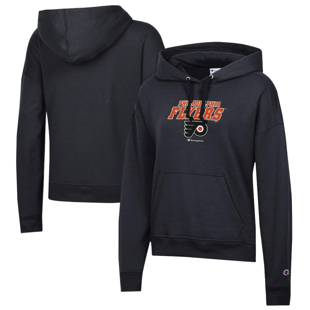 Philadelphia Flyers Champion Women's Powerblend Fleece Pullover Hoodie - Black | NHL on sale