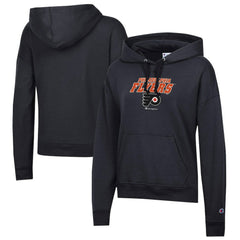Philadelphia Flyers Champion Women's Powerblend Fleece Pullover Hoodie - Black | NHL on sale