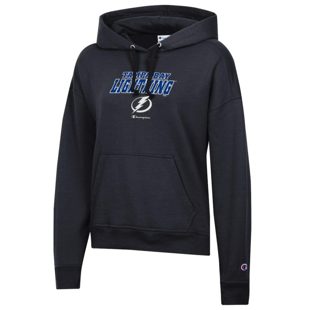 Tampa Bay Lightning Champion Women's Powerblend Fleece Pullover Hoodie - Black | NHL on sale