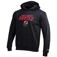 New Jersey Devils Champion Youth Eco Powerblend Pullover Hoodie - Black | NHL online