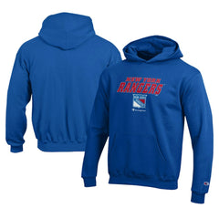 New York Rangers Champion Youth Eco Powerblend Pullover Hoodie - Royal | NHL discount