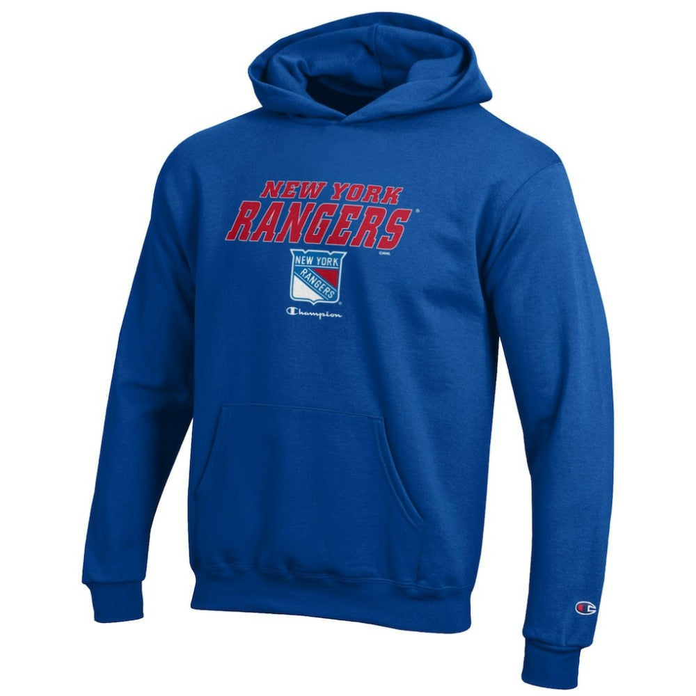 New York Rangers Champion Youth Eco Powerblend Pullover Hoodie - Royal | NHL discount