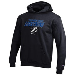 Tampa Bay Lightning Champion Youth Eco Powerblend Pullover Hoodie - Black | NHL near me