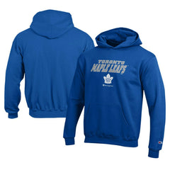 Toronto Maple Leafs Champion Youth Eco Powerblend Pullover Hoodie - Royal | NHL Lifestyle