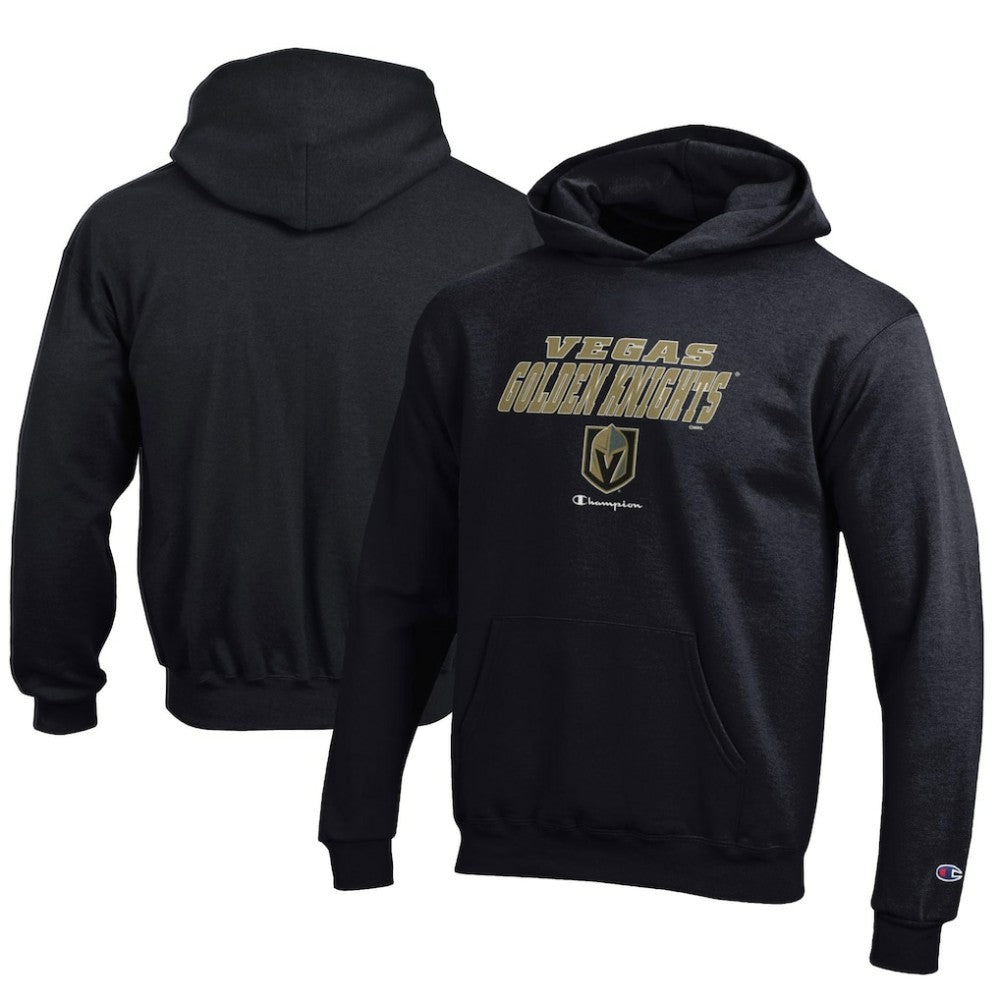 Vegas Golden Knights Champion Youth Eco Powerblend Pullover Hoodie - Black | NHL discount