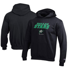 Dallas Stars Champion Youth Eco Powerblend Pullover Hoodie - Black | NHL sale