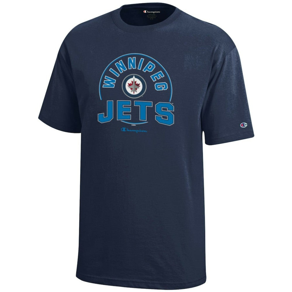 Winnipeg Jets Champion Youth Jersey T-Shirt - Navy | NHL discount