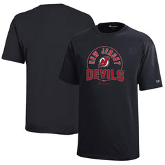 New Jersey Devils Champion Youth Jersey T-Shirt - Black | NHL Clearance