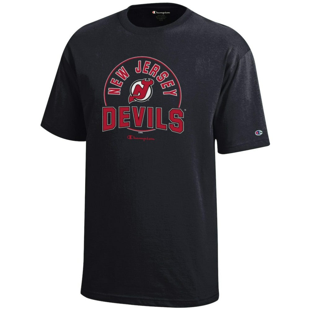 New Jersey Devils Champion Youth Jersey T-Shirt - Black | NHL Clearance