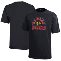Chicago Blackhawks Champion Youth Jersey T-Shirt - Black | NHL online